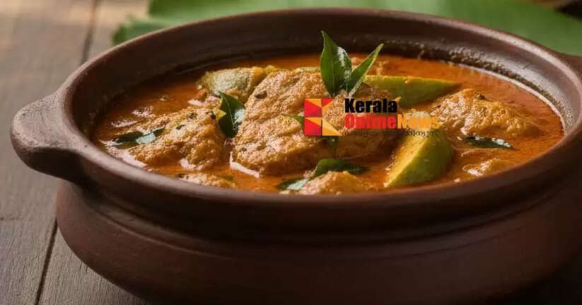 Fish curry with mango and 