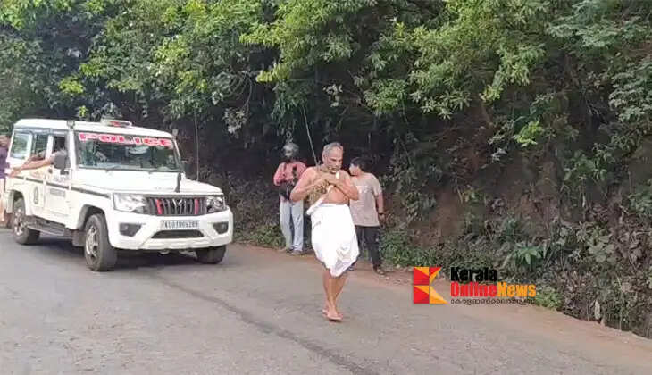 Muthireri Sword crosses forests and meadows to reach Kottiyoor