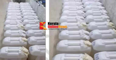 1155 liters of spirit smuggled in a secret compartment of a vehicle seized in Palakkad