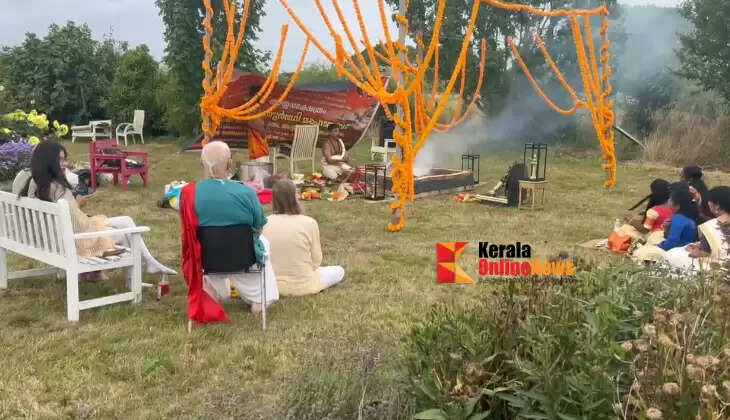 Devotional conclusion to Vinayaka Chaturthi festival at Kent Ayyappa Temple in England