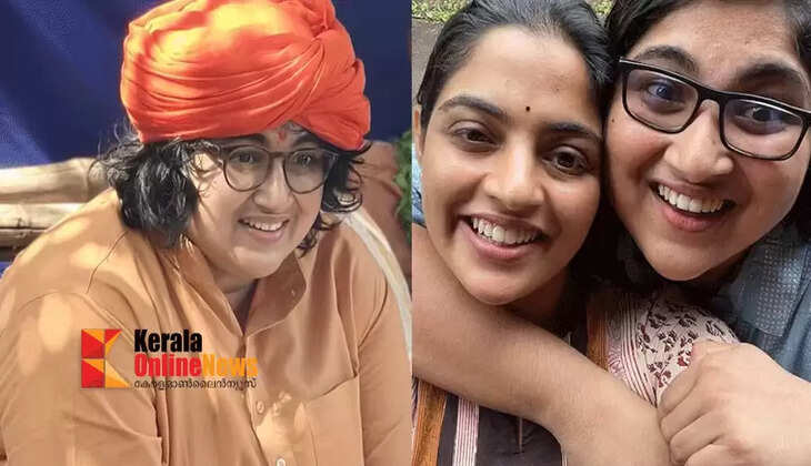 Actress Nikhila Vimal's sister poses for a photo at the Mahamagham festival; picture goes viral on social media