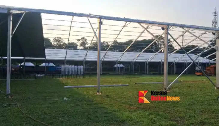 Prime Minister Narendra Modi's visit; Huge pandal to accommodate 30,000 people in Thiruvalla, tight security arrangements