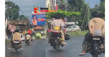 Police and Motor Vehicle Department register case against youths for practicing on new bikes by hiding number plates