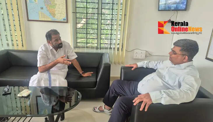 Kannur Natal O.K.U.P. School near the underpass; MLA TO Mohanan held a meeting with the Regional Officer of the National Highways Authority