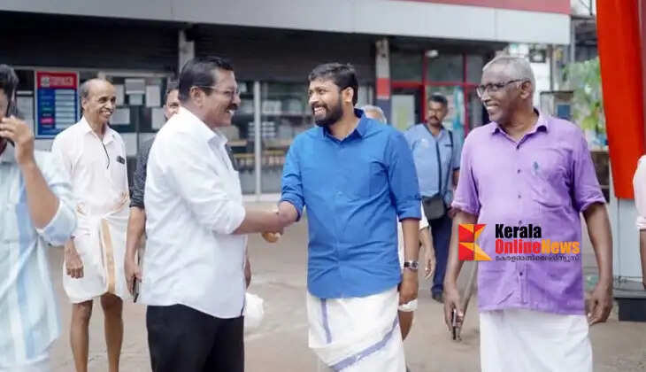 LDF candidate M. Vijay's tour is full of excitement