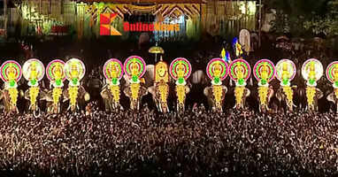 Ganapati, Maveli and a boy playing a gong; The end of the intriguing Kudamatta