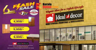 To buy furniture, head straight to Ideal, Vito Payyannur; Flash sale on 14th with huge offers