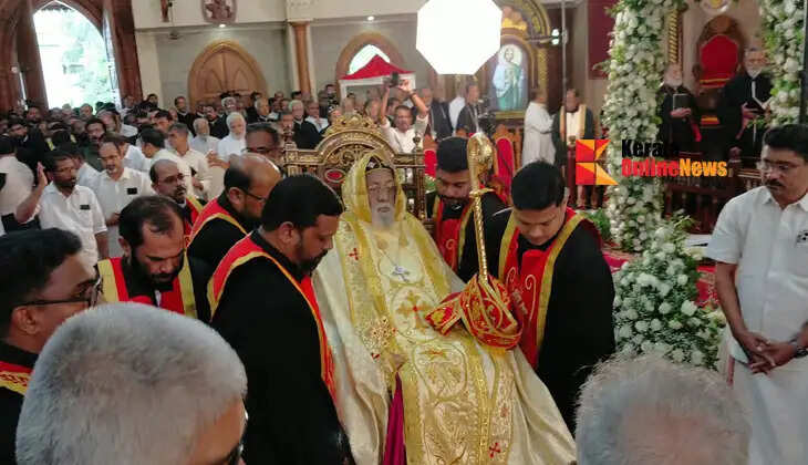 Mother Archdiocese bids farewell to Bishop Yulios at Thiruvalla Cathedral.