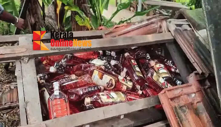 Liquor stock in chicken coop; will be delivered in auto as per order, youth arrested with 43 liters of foreign liquor