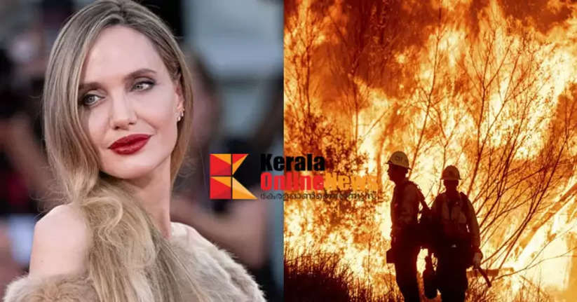 Actress Angelina Jolie has given shelter to those who lost their homes due to wildfires in Los Angeles