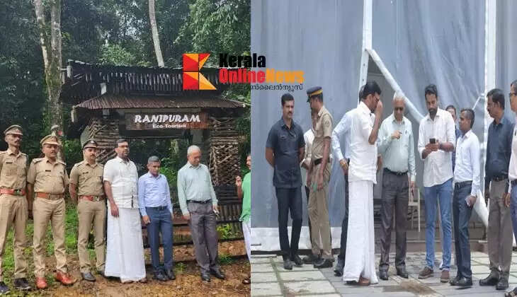 Chief Secretary A. Jayathilak visited the tourism centers of Kasaragod district.