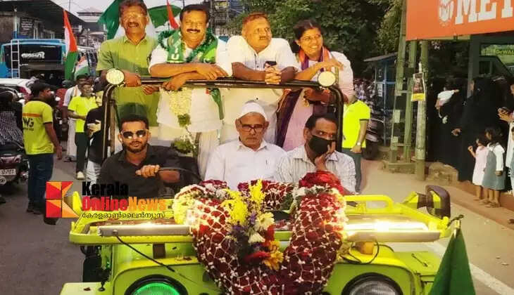 Police register case against 212 people including Taliparamba Municipality Chairman for open jeep celebrating victory, disrupting public transport