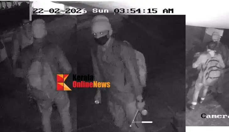Robbery at two temples in Nileshwaram: Police intensify investigation focusing on CCTV footage of the accused