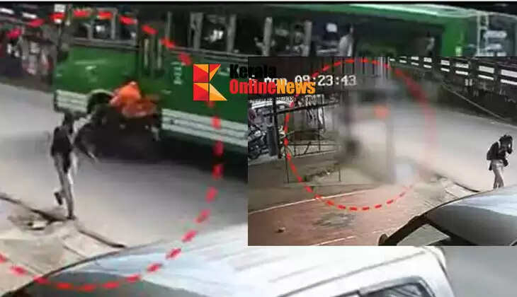 Private bus racing; Biker dies tragically in Kalamassery