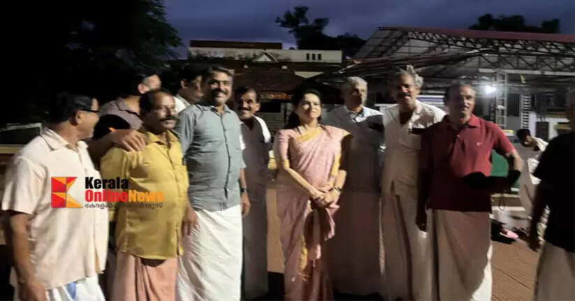 BJP leader Padmaja Venugopal visited Madaikavu