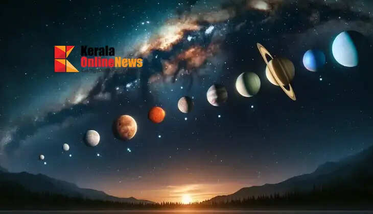 Extremely rare: Six planets in a row in the sky; visible to the naked eye