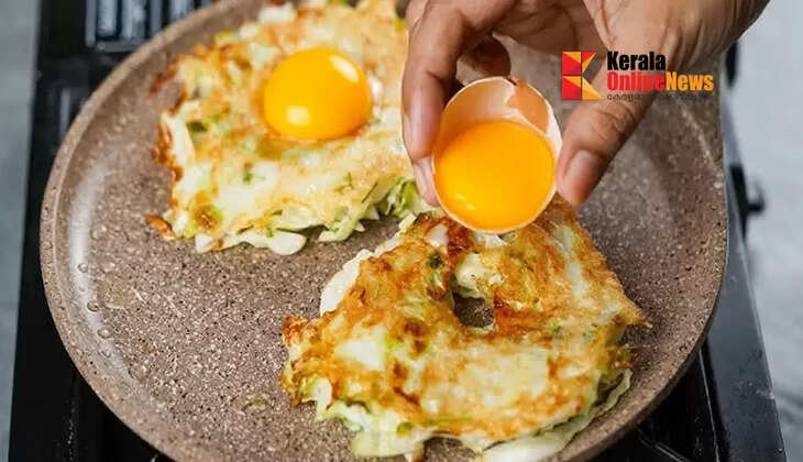 Omelet is not only egg but also cabbage