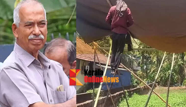 V. Kunhikrishnan's election committee office demolished in Payyannur