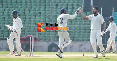 In the Ranji, Kerala took a seven-run first innings lead and Madhya Pradesh got off to a good start in the second innings