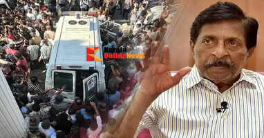 Farewell to Srini with official honours Funeral at 10 am