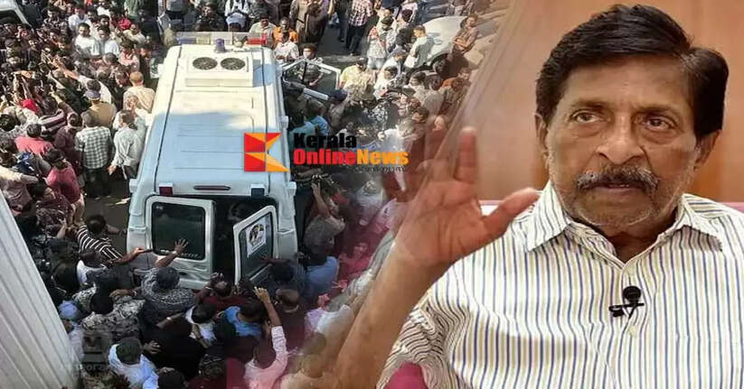 Farewell to Srini with official honours Funeral at 10 am