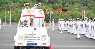 Spring Term Passing Out Parade held at Indian Naval Academy, Ezhimala
