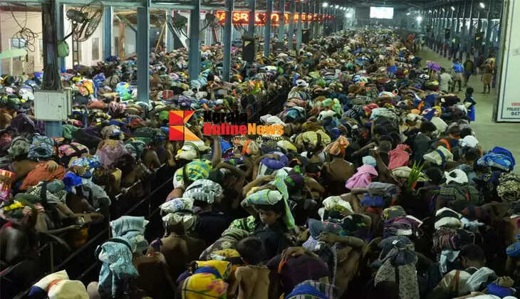 Sabarimala Devotees flock to cross one million mark