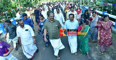 Koipra-Talichal-Thennam road and bridge dedicated to the nation