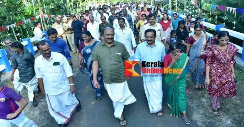 Koipra-Talichal-Thennam road and bridge dedicated to the nation