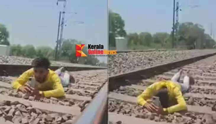 Youth arrested for filming a video while lying on railway tracks in Uttar Pradesh