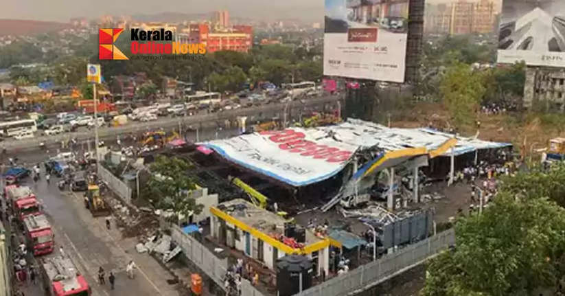 Billboard collapses on top of petrol pump in Mumbai Accident: 14 dead