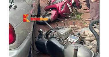 2 injured after car hits two two-wheelers in Mayanmukku