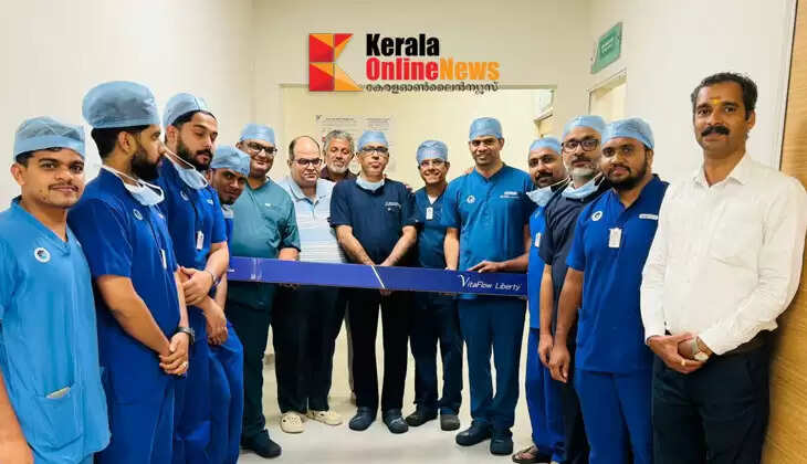 A major achievement in the history of heart valve replacement surgery; Motorized TAVI implantation performed for the first time in Kerala at Aster MIMS, Kannur