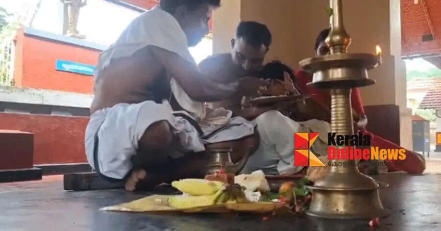 Children worship Harishree; Devotional initiation ceremonies at temples in Kannur