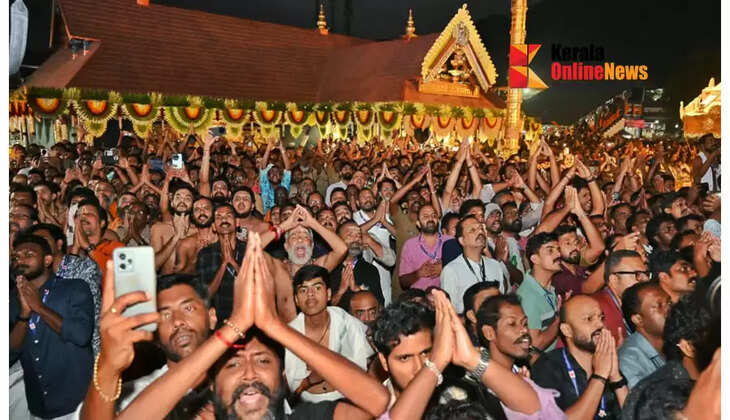 Makaravilakku performed darshan puja on Makarasankrama evening; thousands witnessed