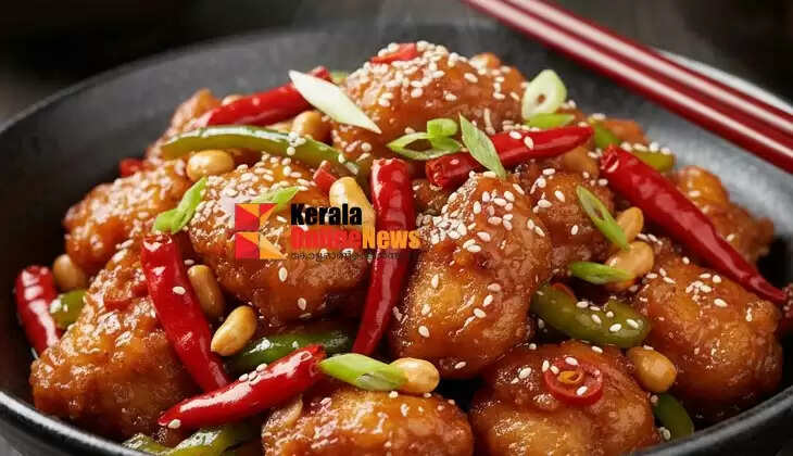 Mouth-watering Chinese chili chicken