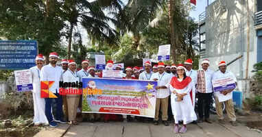 Christmas-New Year safety message procession organized