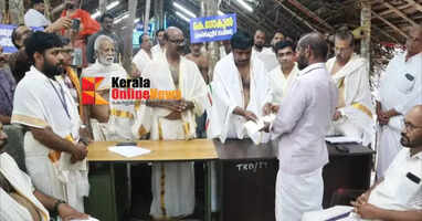 Kottiyoor Devaswom provides financial assistance to the dependents of devotees who died in the flood in the Bavali river during the Kottiyoor Vaisakhi Mahaolsavam