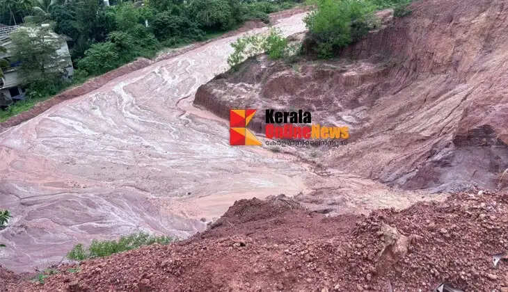 Families in Kannadichal face disaster threat due to unscientific hill cutting.