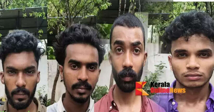 Police arrest five youths with brown sugar in Koothuparampil