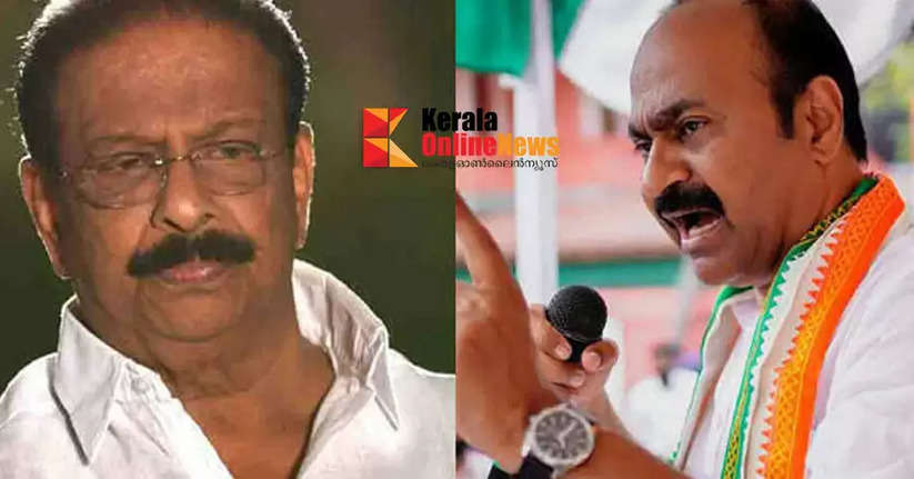 Criticism that it is not up to the media to announce VD Satheesan's candidate, rejecting Sudhakaran.