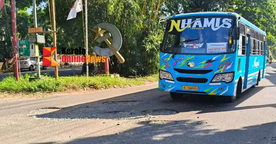 Thekki Bazaar-Kakad road collapses less than three months after repair