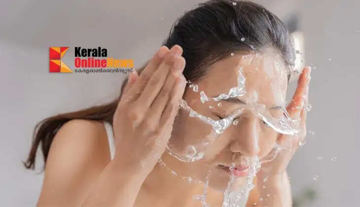 water wash face