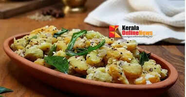 This taste is irresistible! A delicious sweet potato torana to eat with tea