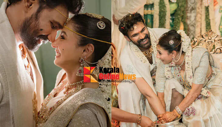 തെലുങ്ക് നടന്‍ ബെല്ലംകൊണ്ട സായ് ശ്രീനിവാസ് - കാവ്യാ റെഡ്ഡി വിവാഹം നടന്നു